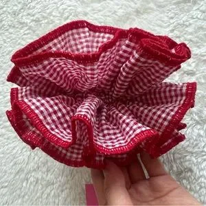 ✨?New Goodsquish Wilder seersucker oversized statement scrunchie ? gingham goodsquish | Accessories | New Goodsquish Wilder Seersucker  main image 2